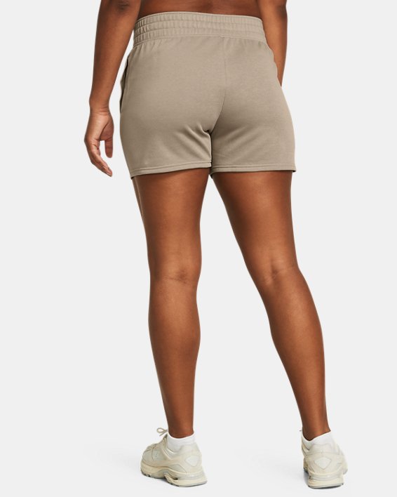 Women's UA Rival Terry Shorts in Brown image number 1